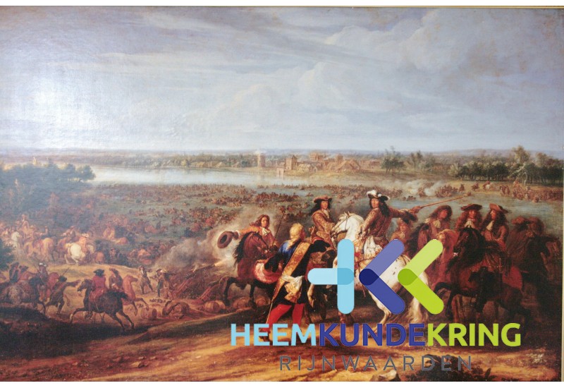 juni 1672 overtocht over de rijn door de Fransen van Lodewijk XIV coll GB Janssen